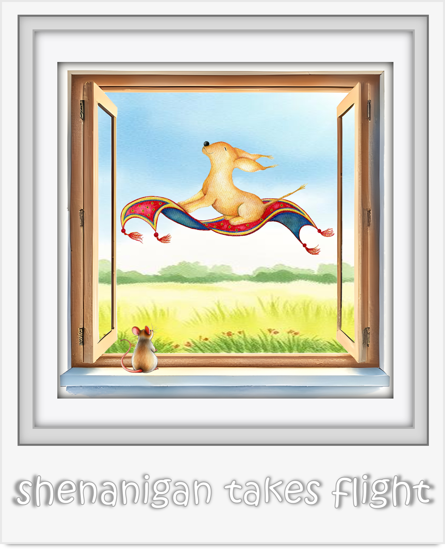 Dog Flying Carpet